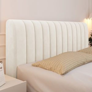 Quilted Milk Velvet Bedhead Cover Striped Quilted Universal Headboard Protector Dust-proof Anti-collision Covers