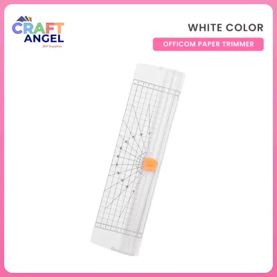 Officom Portable Paper Trimmer A4 Size with 5 Extra Blades Cutting Paper Tools for Colored Paper Art Paper Craft Tools