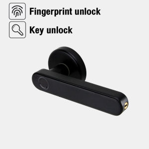 TUYA 8 in 1 Smart Door Lock Fingerprint Lock Electronic Digital Password Handle Lock keys Unlock