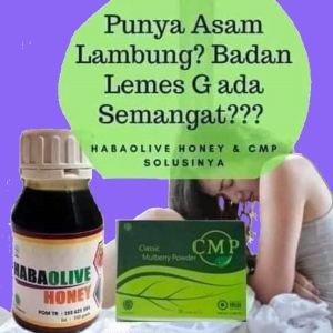 BMH-PAKET (CMP+HABAOLIVE HONEY) MADU Habbatusauda Zaitun Untuk TERAPI ASAM LAMBUNG NAIK MAQAG DAN ASMA