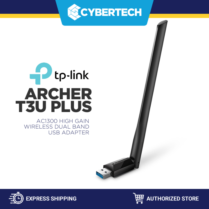 Cybertech TP-Link Archer T3U Plus AC1300 High Gain Wireless Dual Band ...