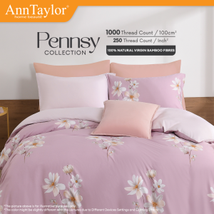Ann Taylor Bamboo Series Pennsy Collection | 1000TC 100% Natural Bamboo Cooling & Breathable (Queen / King)