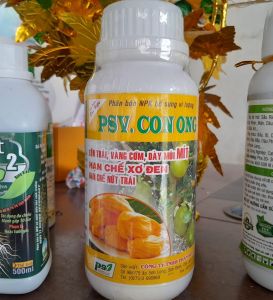 Lớn Trái Mít & Vàng Cơm & Dày múi Mít & Hạn chế sơ đen & Hạn chế nứt trái. Phân bón Con Ong chai 500ml  phun 10-18 bình 25 lít nước