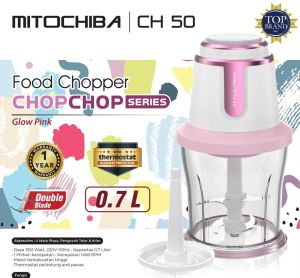 MITOCHIBA Food Magic Chopper CH-50 Blender 0.7L Alat Penghalus Bumbu - GARANSI RESMI 1 TAHUN