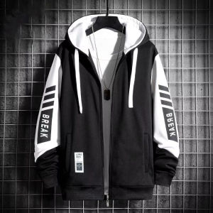 Jaket Baseball Varsity Pria ZIPPER Fullprint Black / Jaket Varsity Pria Terbaru 2025 / Jaket Baseball Pria Wanita Premium Fleece Tebal