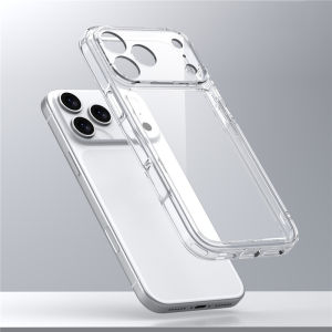 Luxury Transparent Shockproof Case For iPhone 17Air 17 17Pro Max Clear Hybrid TPU+PC Protective Hard Back Cover
