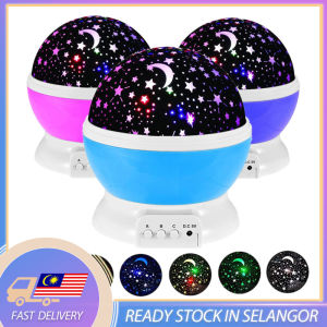 Romantic LED Starry Night Sky Galaxy Projector Kids Rotating light Lampu Star light Bedroom Universe lampu tidur lampu raya klip klip raya decoration 星星灯/小夜灯
