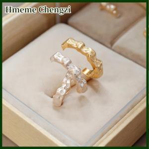 Hmeme European And American Style Electroplated Ccb Open Bracelet High-End Light Luxury Niche Bracelet Personality All-Match Bracelet