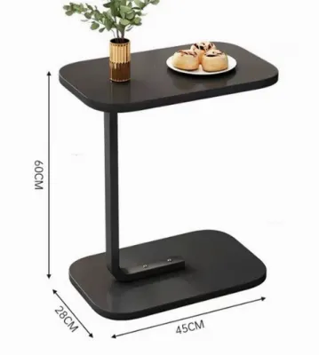 DIODIY Nordic Side Table Sofa Bedside Table Corner C-Type Movable Coffee Table For Bedroom Living Room
