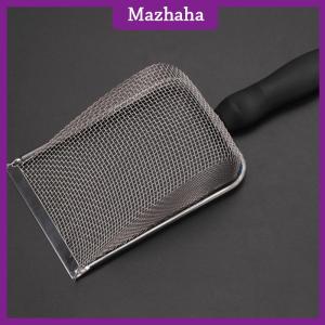 Mazhaha Vật nuôi làm sạch công cụ thép không gỉ Phân xẻng Net mèo xả rác xẻng loài bò sát thằn lằn cát xẻng lưới màn hình phân muỗng