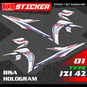 STICKER PREMIUM STIKER MOTOR STRIPING YAMAHA JUPITER Z1 JZI 42