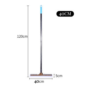 floor wiper Heavy Duty Floor Squeegee Silicon Rubber Blade Thickened silicone strips Soft and durable No water marks Wet and dry use Scraper Window Wiper