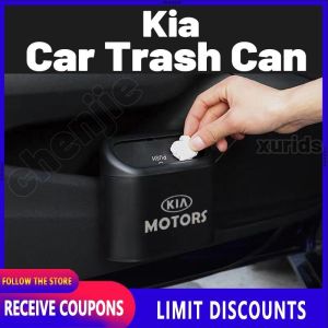 chenjie High Quality ABS Multifunctional Portable Car Trash Can / Car Trash Bin / cat litter box / car garbage storage box organizer auto Interior car accessories For Kia Picanto Rio Sportage Carnival Sorento Carens Forte Pride Soul Pregio Besta Bongo