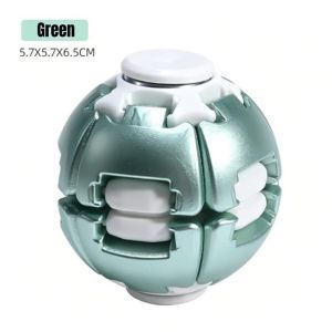 Metallic Finish Press Spin Ball Fidget Spinner Interactive Stress Relief Toy for Kids Adults