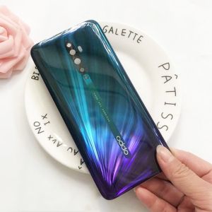 Original Oppo Reno 2F Reno 2 Back Battery Cover Door Housing case Rear Glass lens parts Replacement