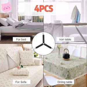 4 Pcs Set Mattress Sheet Clips Cover Grippers