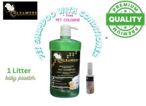 MADRE DE CACAO EXTRACT WITH AMINO ACID PET SHAMPOO 1LITTER BABY POWDER