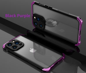 ELEMENT Anti fall strength all inclusive design Phone Case For iPhone 15 14 13 Pro Max 11 Pro Max X Xs XR Xs Max 7 8 Plus SE 2020 Casing Aluminum&glass