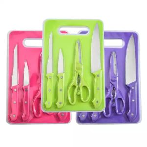 Pisau Set 5 In 1 Plus Talenan Pisau Dapur