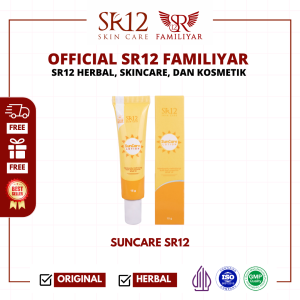 SR12 SUNCARE BPOM / SUNBLOCK SPF 25++ / MENJAGA KULIT TETAP SEHAT & LEMBAB / SUNBLOCK WAJAH BPOM