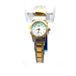 Q&Q Two-Tone Petite Analog Stainless Steel Watch (Q74A-003PY)