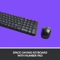 Logitech MK220 Wireless Keyboard and Mouse Combo | Space-Saving Wireless Combo | Compact Design | Office Mouse, Keyboard. 