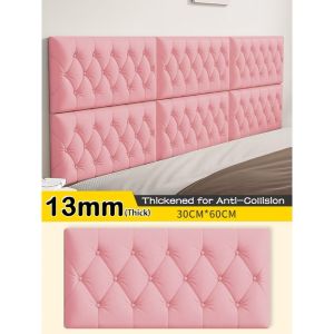 3D Waterproof Wall Sticker Headboard Foam Self Adhesive For Living Room Bedroom Children Anti-collision