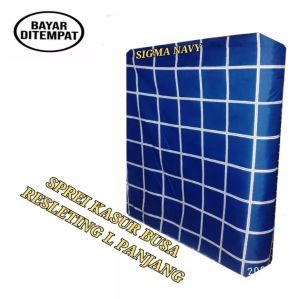 Sarung Busa Resleting no 1 ukuran 180x200 Tebal 1015202530cm / Sprei resleting kasur busa