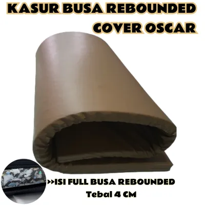 Kasur Busa Lipat Rebounded ANTI KEMPES Cover Oscar WATERPROOF