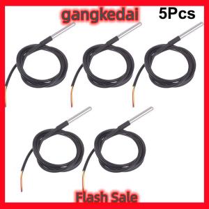 Gangke DS18b20 Waterproof Encapsulated Stainless Steel DS18B20 18B20 Temperature Sensor Temperature Probe Cable Length 1m For Ard