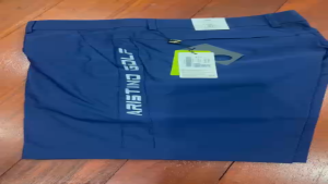 Quần short golf xanh than ASOG01S3 vải mềm co giãn tốt