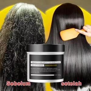 BPOM Hair Mask Smooth And Moisten Hair Pelurus Rambut  Tanpa Catok Treatment Salon 500g Condioner Pelurus Rambut Hair Mask