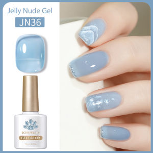 BORN PRETTY 10ml 50 Colors Jelly Nude Pink Gel Nail Art Polish Translucent Semi Permanent Soak Off UV LED Gel Varnish Nail UV Gel Polish Complete Set