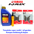PAKET SERVIS MOTOR YAMAHA N-MAX NMAX YAMALUBE 4 SET PRODUK. 