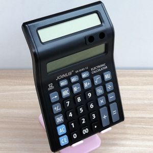 EIJINGY หน้าจอคู่ เครื่องคิดเลข12หลัก เครื่องเขียนสเตชันเนอรี หน้าจอแสดงผลขนาดใหญ่ เครื่องคำนวณเครื่องกล มีประโยชน์และดี ใช้งานได้จริง เครื่องคิดเลขบัญชีการเงินบนเดสก์ท็อป ห้างสรรพสินค้าสำหรับช็อปปิ้ง