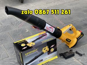 Máy thổi lá thổi bụi cầm tay chạy pin siêu khủng