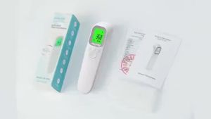 【5 Years Warranty】High Accuracy termometer digital Baby Infrared SOP Handheld suhu badan digital baby Voice+Battery