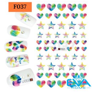 Sicker Dán Móng Tay 3D Nail Sticker Tráng Trí Hoa Văn Đá Ngọc Diamond Sắc Màu F035 / F036 / F037