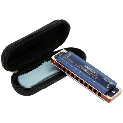 Easttop T008K 10 Holes Diatonic Blues Harmonica C Key / D Key / F Key / G Key