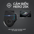 Chuột game không dây Lightspeed Logitech G502 - RGB Lightsync, 11 nút lập trình, điều chỉnh trọng lượng, con lăn Hyperfast, PC. 
