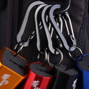 Fishing Poles Rod Holder Clips Rod Socks For Fishing Poles Portable Versatile Fishing Poles Clips Holders with Keychain