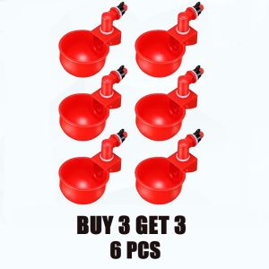 20pcs Automatic Chicken Water Dispenser And Feeder Durable Plastic Bowl Easy To Install And Clean Gravity Water Dispenser Durable And Hygienic Automatic Feeder Water Dispenser Chicken Anti Overflow Design