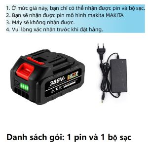 5inch quỹ đạo ngẫu nhiên Sander không dây với 3 tốc độ tùy biến quỹ đạo Palm Grip máy mài bóng Máy chà nhám đánh bóng loại bỏ rỉ sét bụi xả lai bụi Canister cho Makita 18V Pin