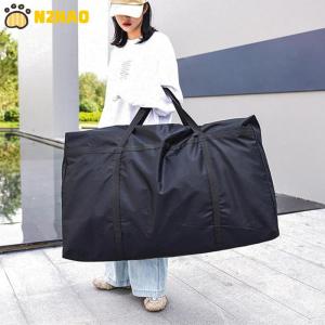 【N2HAO】 1pc Extra Large Waterproof Moving Luggage Bags Laundry Shopping Bag Oxford Cloth Cubes 80x48x25cm Home Storage Packing Tool