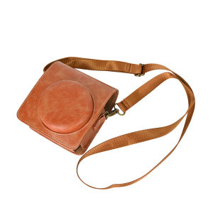 【NEW F】Mini 99 Camera PU Leather Protective Cover Camera Case Trave Bag for Fujifilm Instax Mini99 with Shoulder Strap