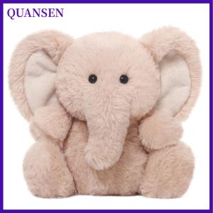QUANSEN หมอนการ์ตูนรูปช้างน่ารัก1ชิ้นตุ๊กตาสัตว์ยัดไส้วัวนมน่ารักตุ๊กตาสัตว์ตุ๊กตาของเล่นเด็กของขวัญวันเกิด