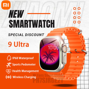 Xiaomi 9 Ultra Smart Watch for Men Android Watch 20+ Sports Modes 2.02 Inch Couple Watch IP68 Waterproof Sleep Management Heart Rate Monitor Bluetooth Watch Fitness Tracker for Smart Watch for Women