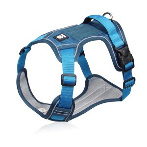 OUTOPEN Lightweight Vest Type Dog Harness Reflective Adjustable Dogs Accessories Anti Loss Durable No-Pull Chest Strap Outdoor Use
