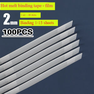 100Pcs Hot Melt Glue Strips Hot Melt Adhesive Strip For Book Binding Machine
