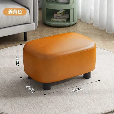 Outdoor Shoe Rack Bench With Storage Shoe Bench Rack Ottoman Leather Stool Home Living Room Sofa Door Pedal Creative Low Stool Anti-Dirty Wear-Resistant Durable Shoe Rack With Seat